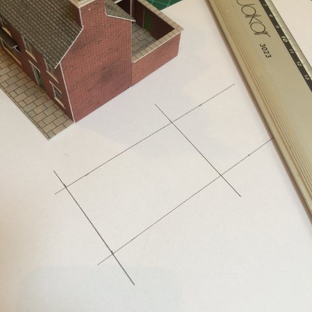 Transfer the measurements onto your piece of scrap paper and draw a basic rectangle.\\n\\n13/06/2015 15:53